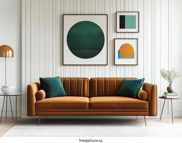 Modern Living Room Interior Design with Sofa