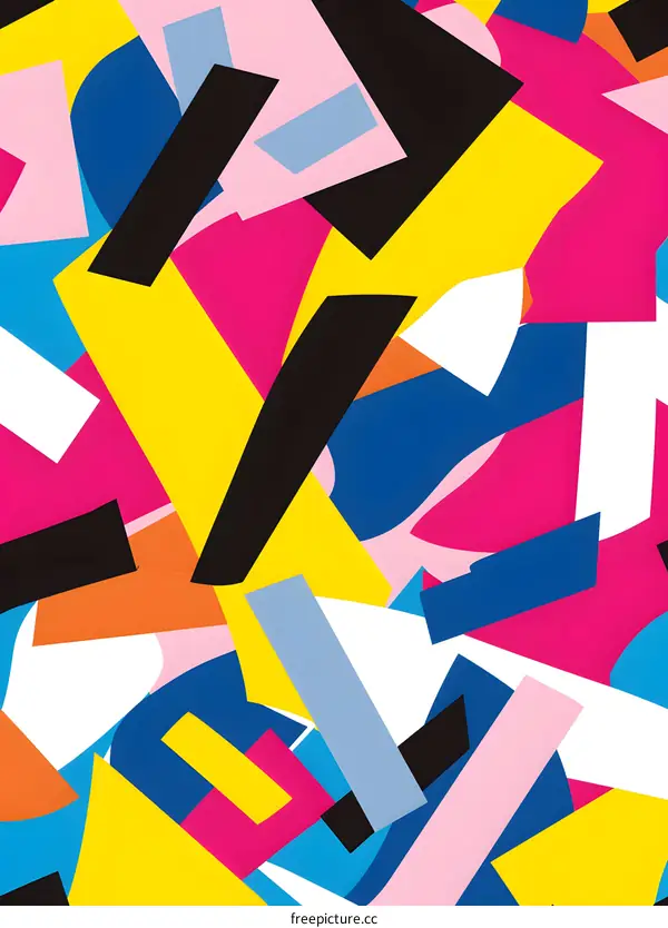 Abstract Geometric Colorful Pattern Background