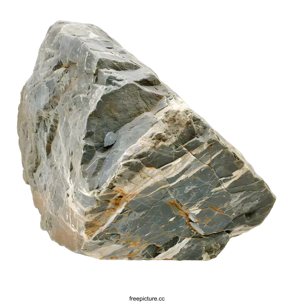 [Transparent Background PNG]Gray Stone Texture With White Background