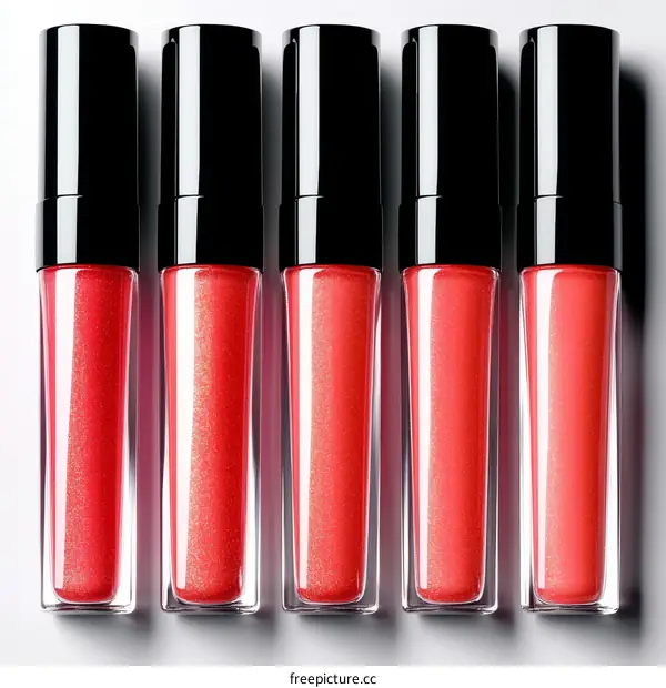 Elegant Lipstick Gloss Tubes Set