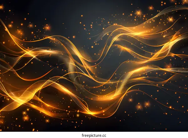 Golden Waves and Shining Stars