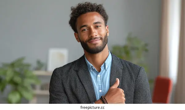 Portrait of a Confident African-American Businessman