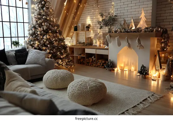 Cozy Christmas Living Room Decor