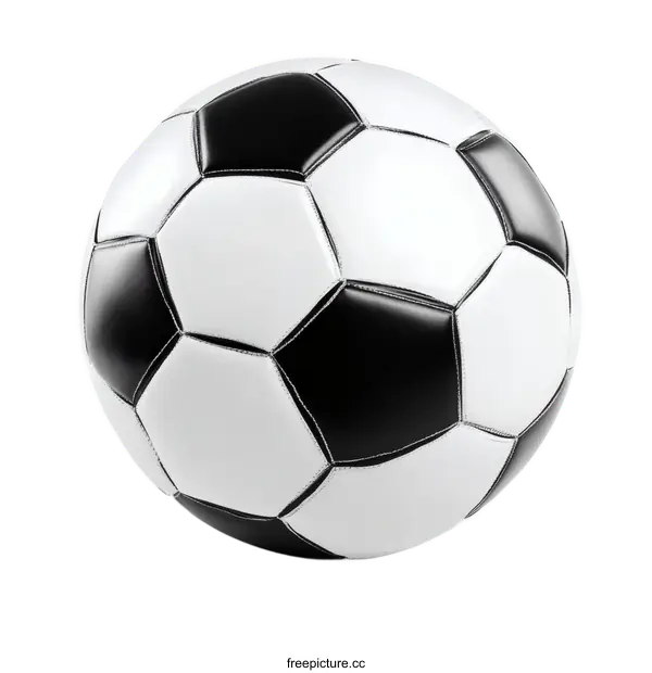[Transparent Background PNG]Classic Black and White Soccer Ball