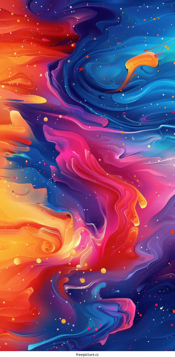 Vibrant Fluid Motion