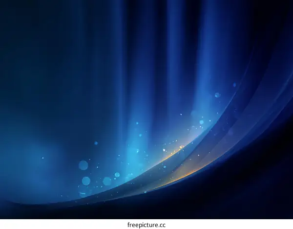 Abstract Blue and Gold Background Design