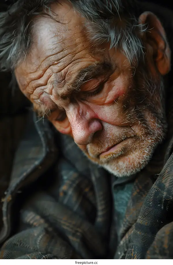 Portrait of an old man