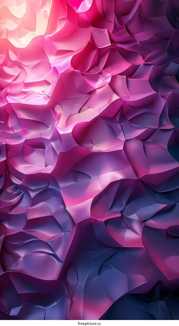 Pink and purple abstract painting