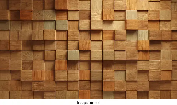 Abstract Wood Block Pattern Background Design