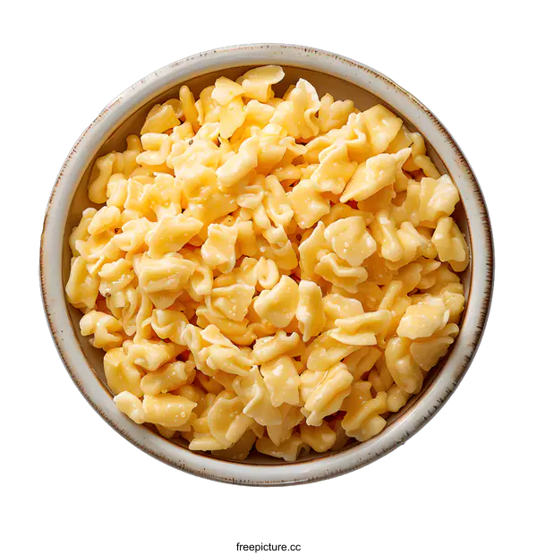 [Transparent Background PNG]A bowl of cheese spaetzle