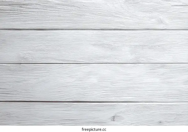White Wooden Plank Background Texture