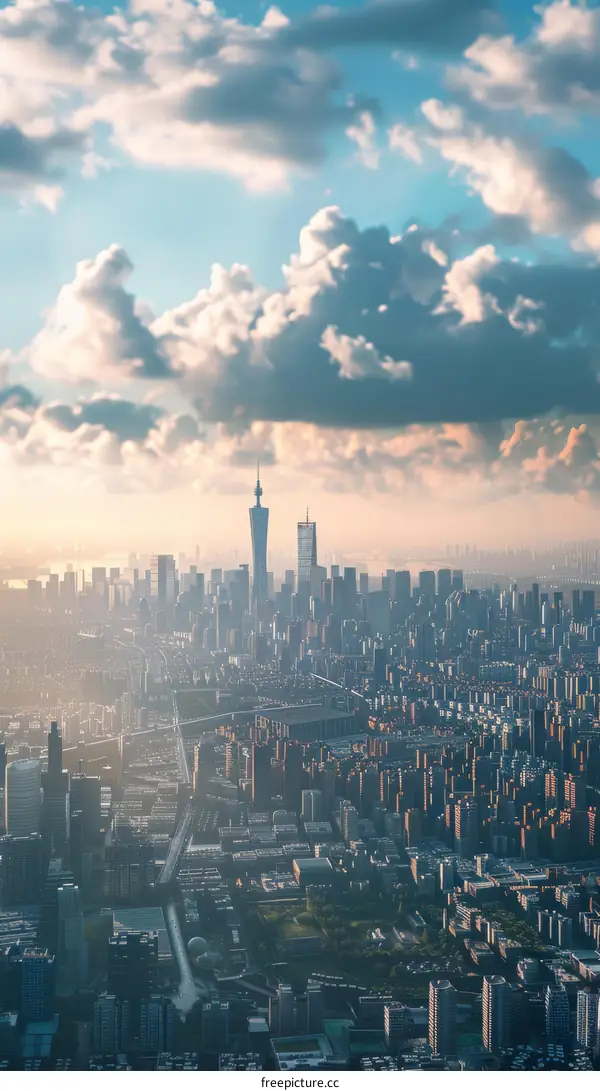 Guangzhou Skyline: A Bird's Eye View of China's Metropolis