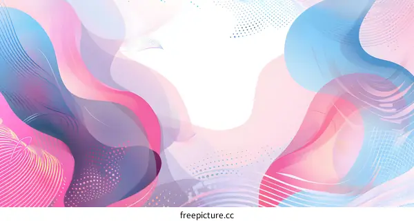 Abstract Colorful Liquid Shapes Background