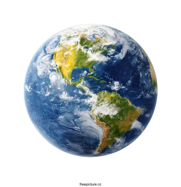 [Transparent Background PNG]Earth Globe Image of World Geography