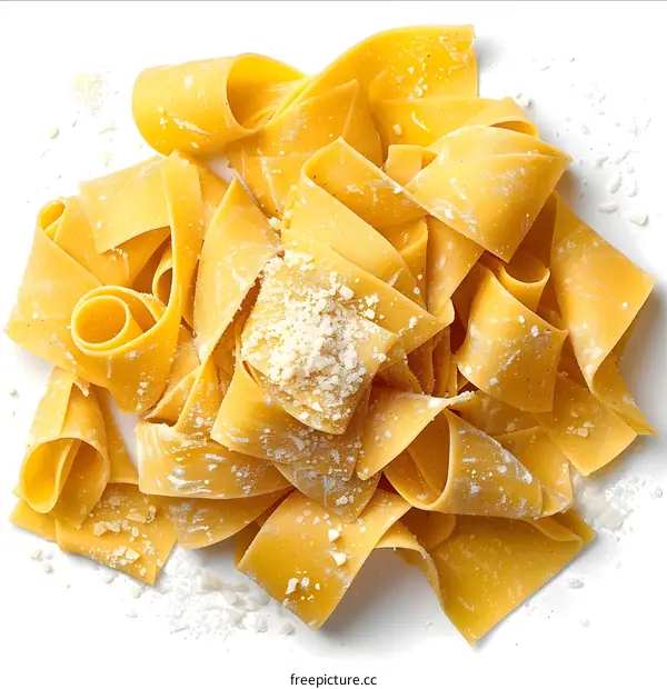 Pappardelle Pasta with Parmesan Cheese