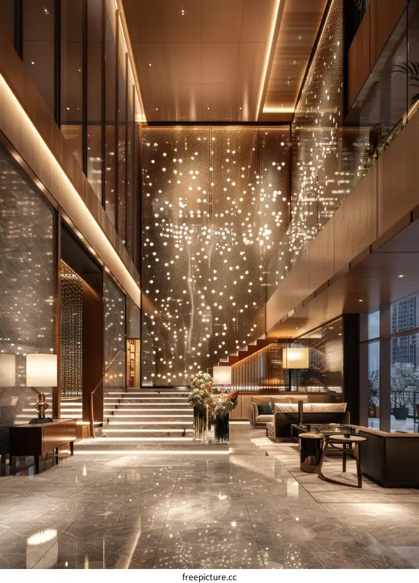 The Magnificent Hotel Lobby