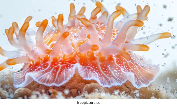Underwater Close Up of a Nudibranch