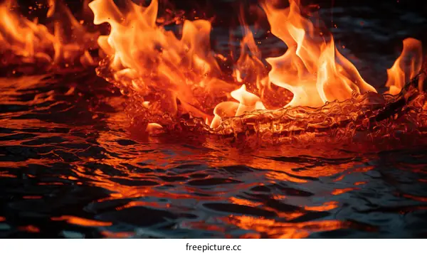 Elemental Dance: Fire and Water