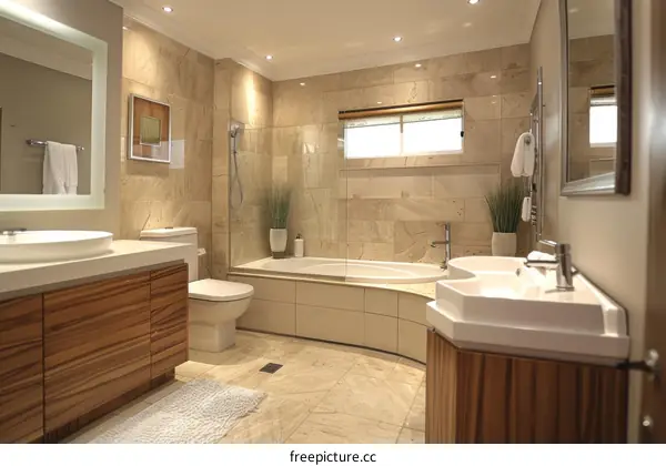 Modern Luxurious Bathroom Interior Design