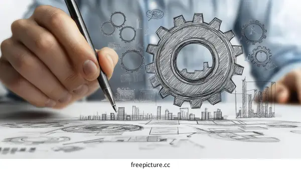 Sketching Business Strategy with Gears