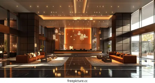 Luxury Hotel Lobby Interior Design