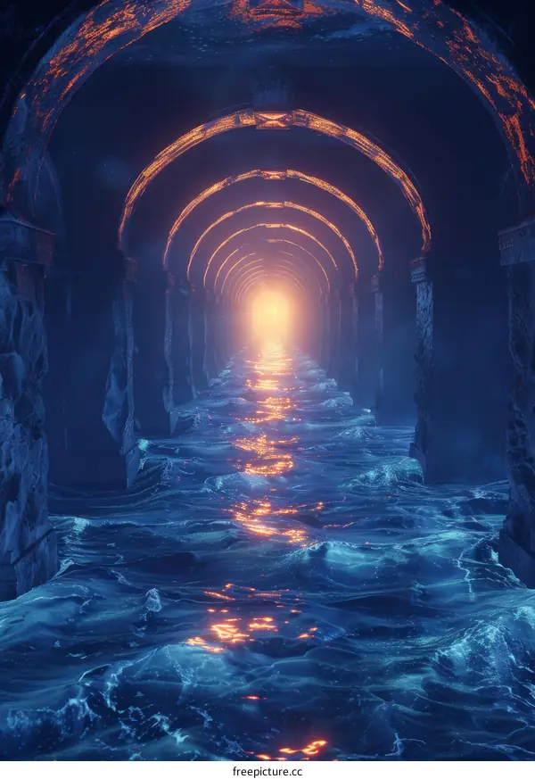 Mysterious Corridor of an Ancient Civilization