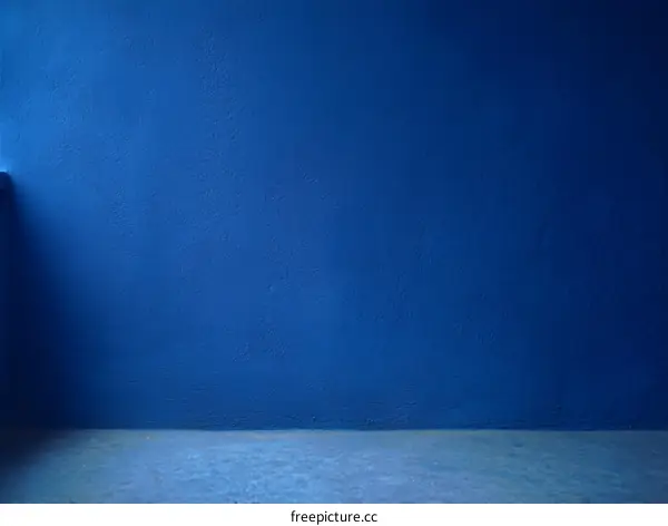 Solid Cobalt Blue Wall Background