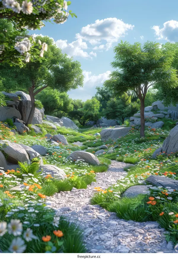 A Path Through a Beautiful Forest