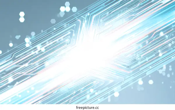 Abstract Circuit Board Technology Design