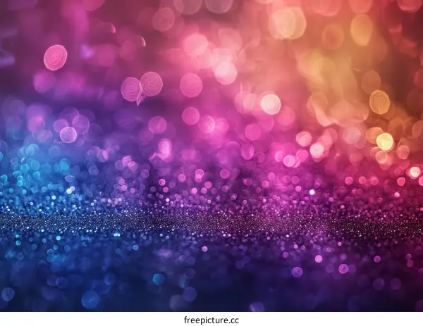 Colorful Blurred Bokeh Lights