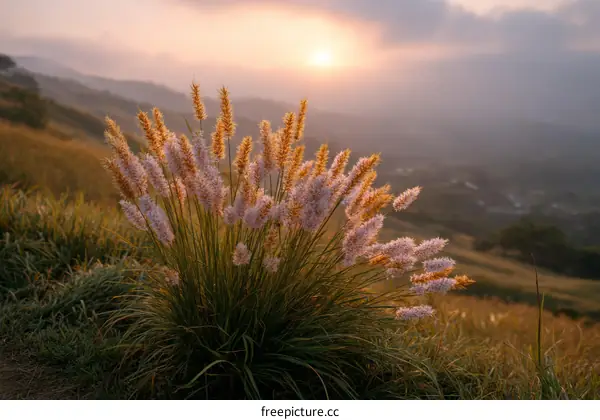 Sunrise Mountain Meadow Grass