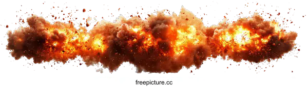 [Transparent Background PNG]Explosive Explosion Graphic Design