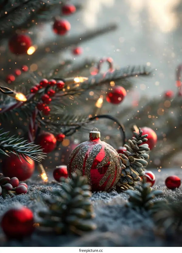 Christmas Decorations and Festive Ambiance