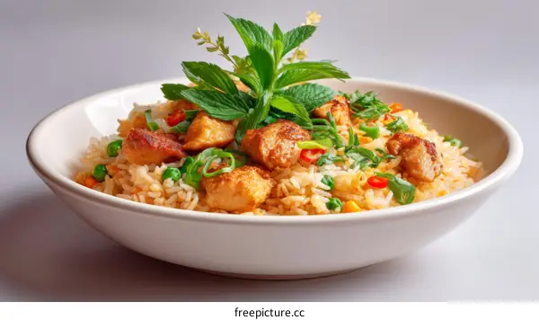 Delicious Chicken Fried Rice Dish