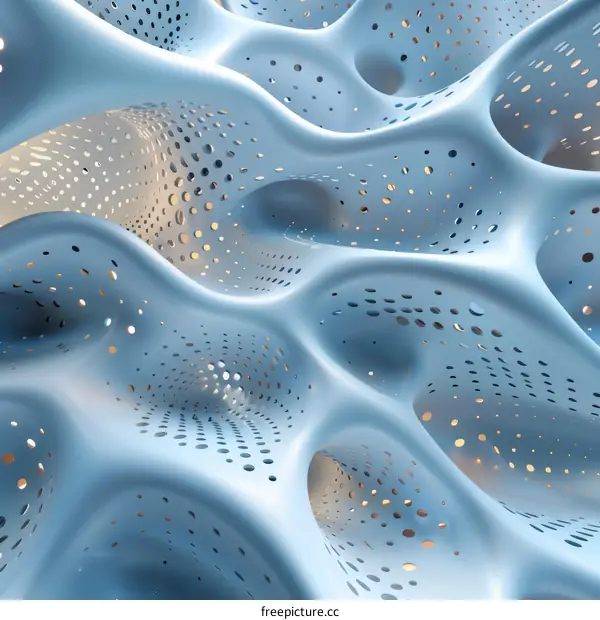 The perfect combination of 3D geometry and light and shadow