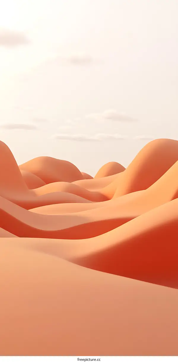 Abstract Desert Landscape Illustration