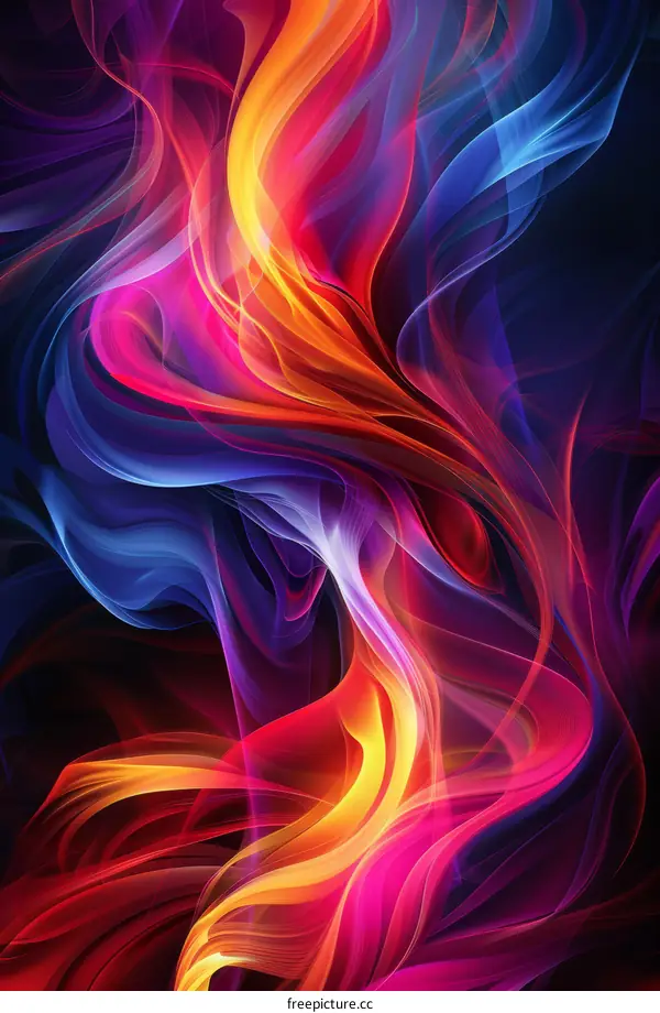 Colorful abstract painting