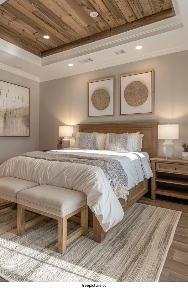 Modern Farmhouse Bedroom Interior Design