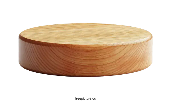[Transparent Background PNG]Wooden Circular Display Stand