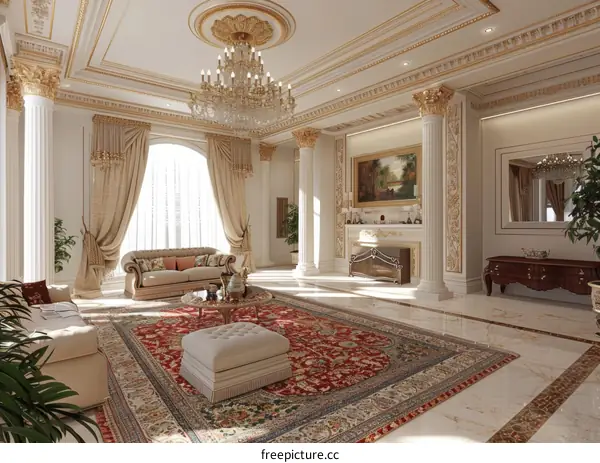 Lavish Villa Interior Designs: Opulent Living Quarters