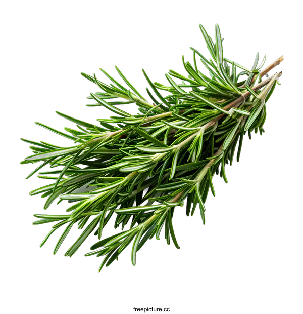 [Transparent Background PNG]Fresh rosemary herb
