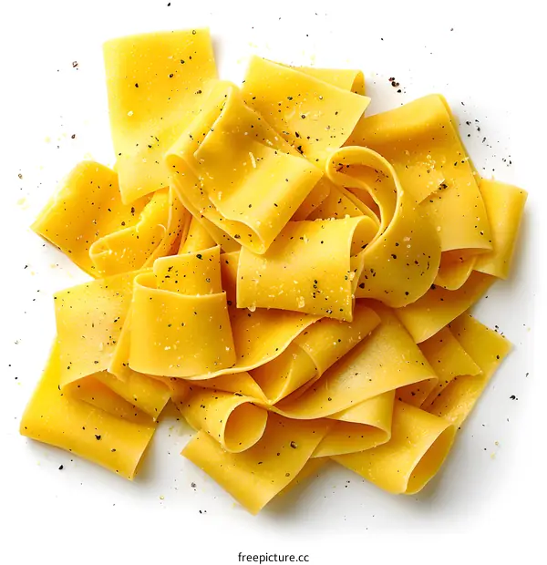 Uncooked lasagna sheets with peppercorns