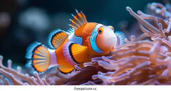 Clownfish in a Coral Reef Ecosystem
