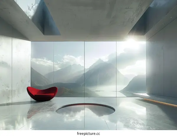 Modern Mountain View Home with Stunning Panoramic Landscape