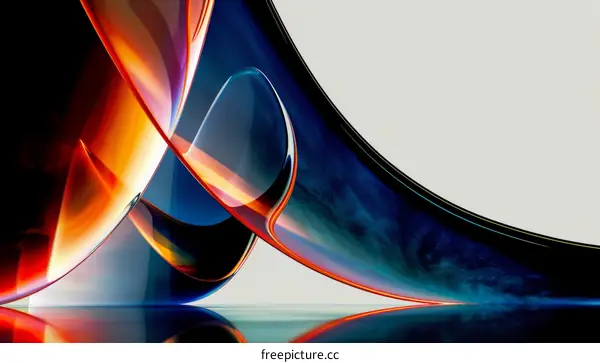 Abstract 3D Art with Colorful Shapes