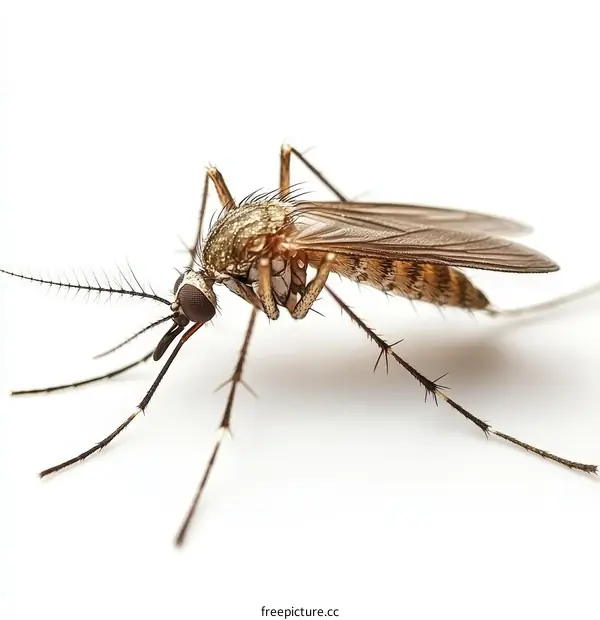 Close-up Macro Photography of a Mosquito