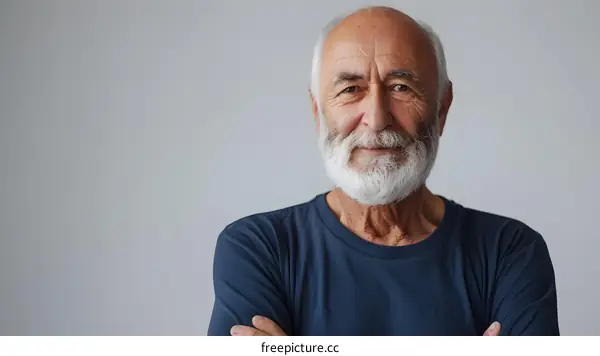 Portrait of an Elderly Man with a White Beard