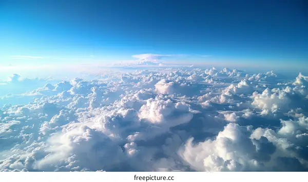 Blue Sky and White Clouds