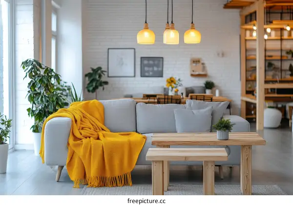 Modern Cozy Living Room Interior Design