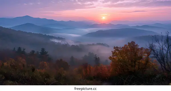 Blue Ridge Mountains in North Carolina